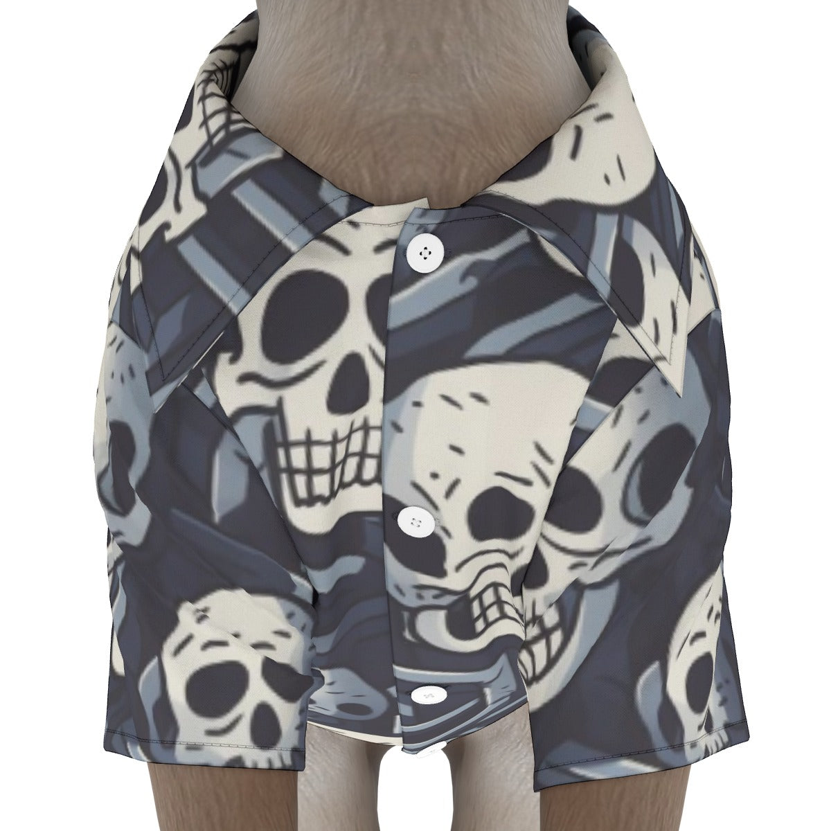 Doggy Skulls Pet‘s Hawaiian Shirt