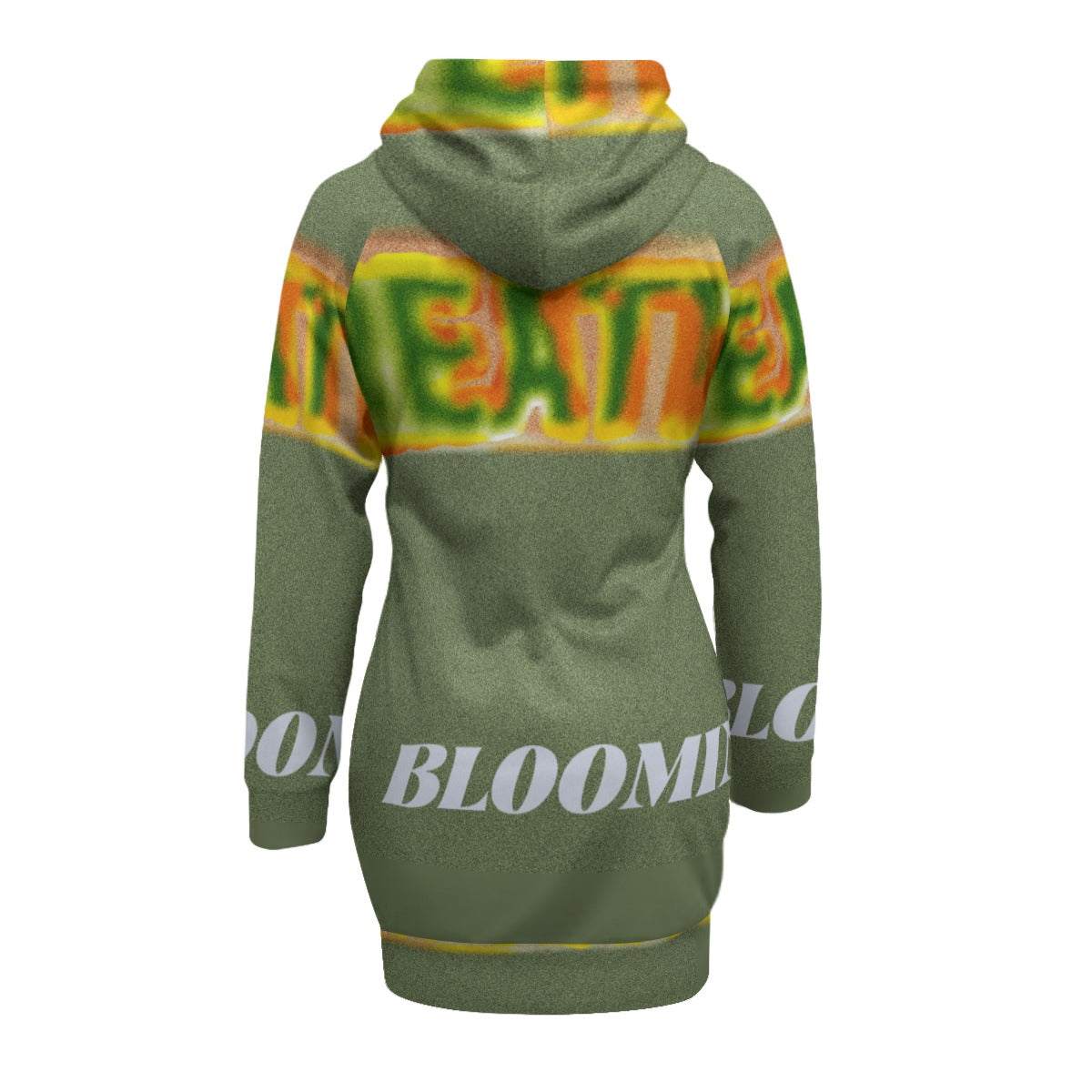 Blooming Creativity Pullover Hoodie Dress