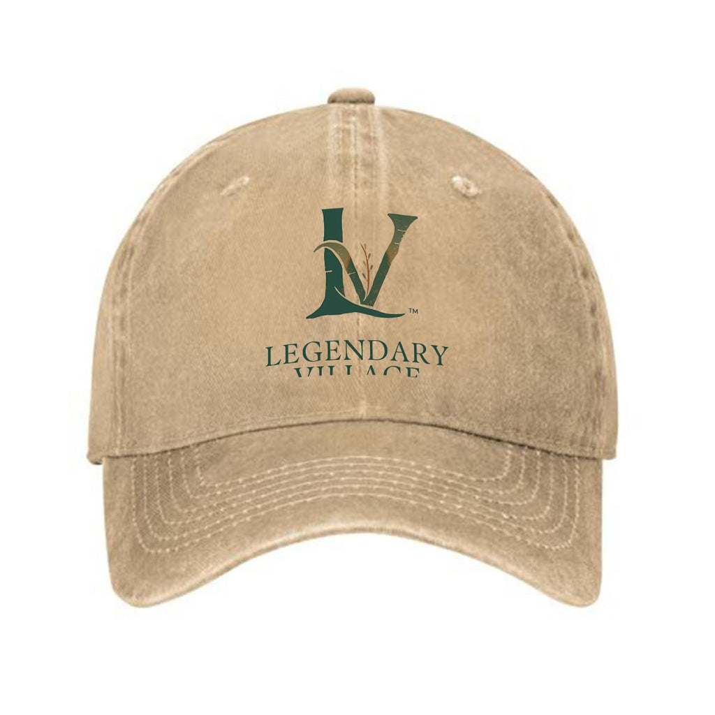 LV Denim Washed Baseball Cap