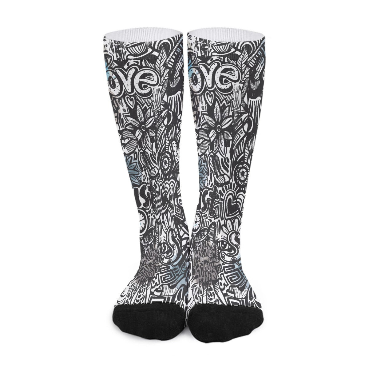 Graffiti Unisex Long Socks