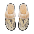 Faux Toe Women's Home Plush Slippers