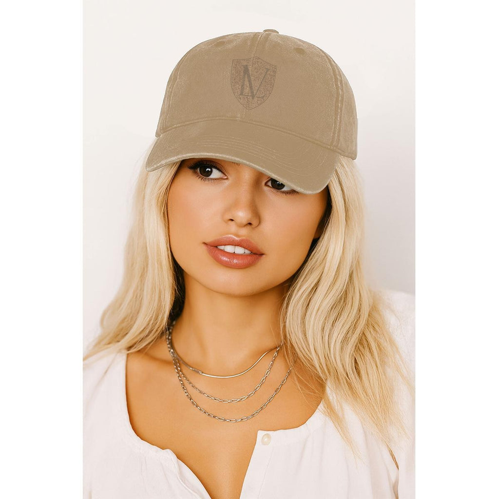 Logo Washed Denim Baseball Cap