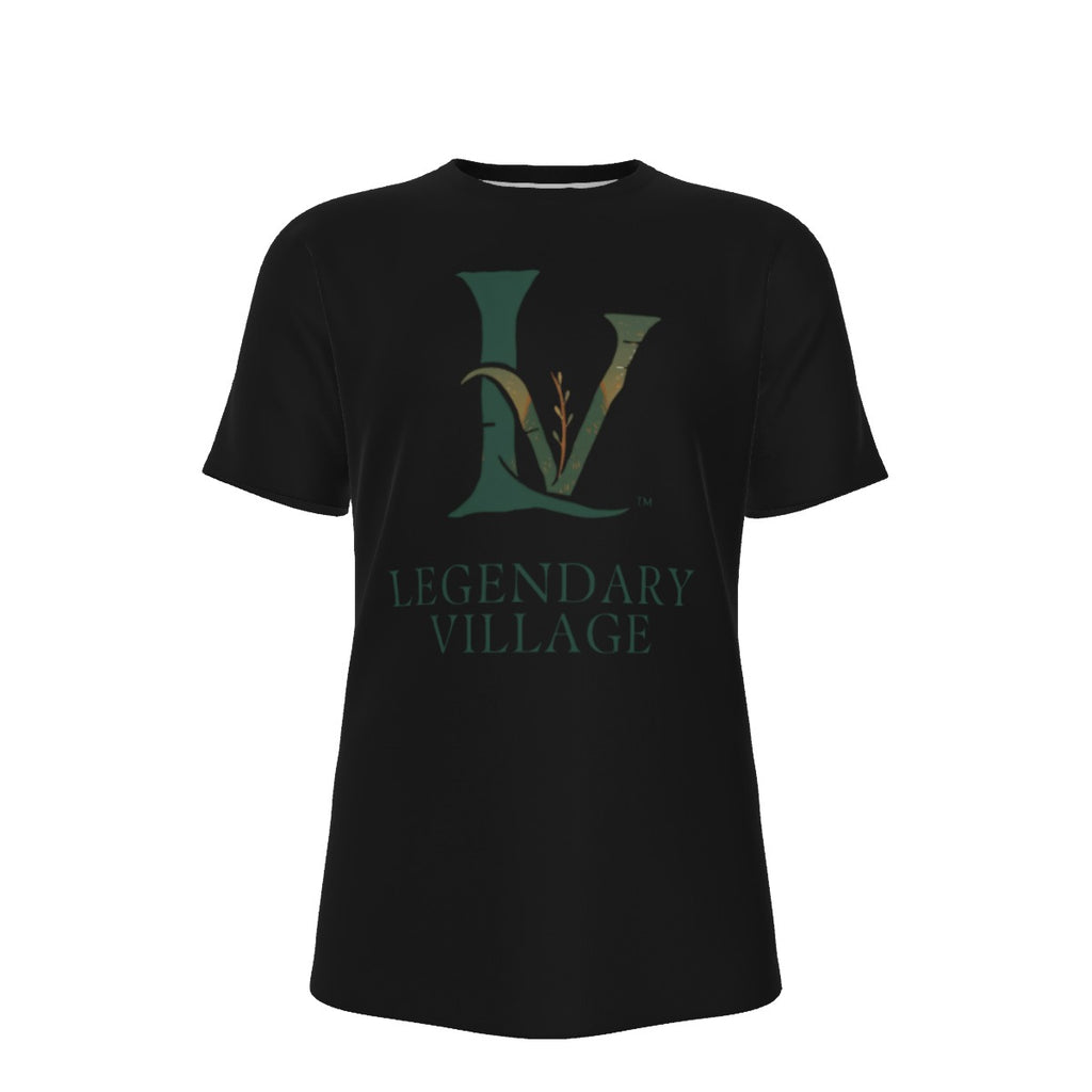 LV Signature Logo Cotton Men's T-shirt