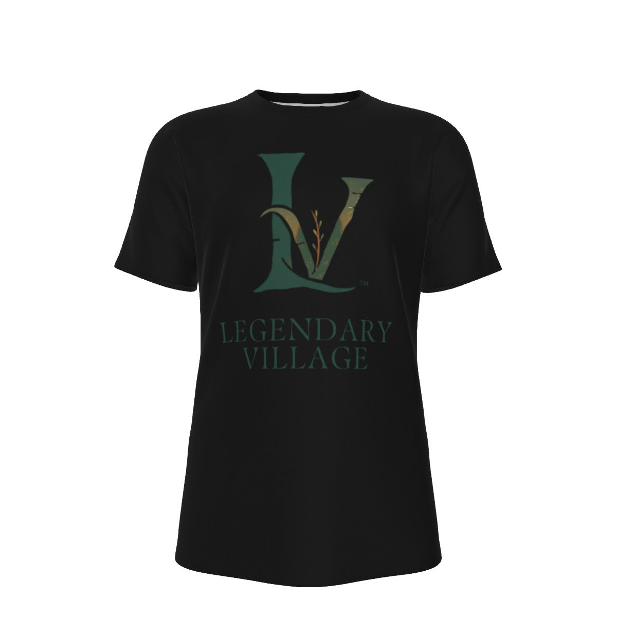 LV Signature Logo Cotton Men's T-shirt