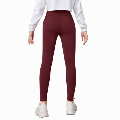 See the Burgundy Kid's Leggings