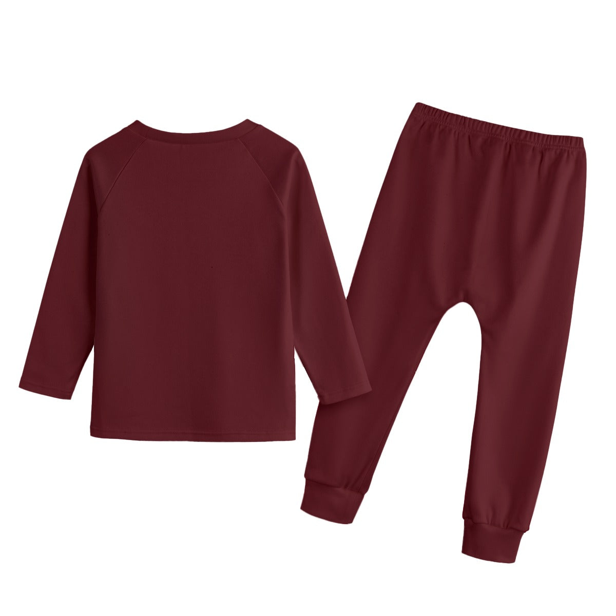 Sweat Burgundy Kid's Knitted Fleece Set