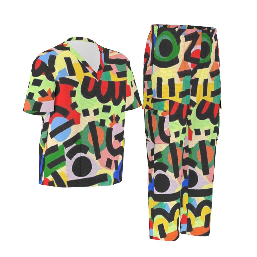 Scrub Hue Unisex Scrub Set|Birdseye