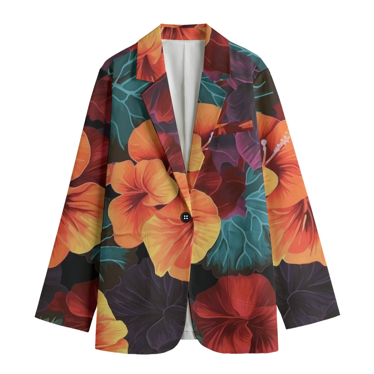 Floral Women's Leisure Blazer