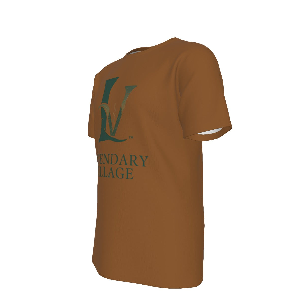 LV Signature Logo Cotton Men's T-shirt