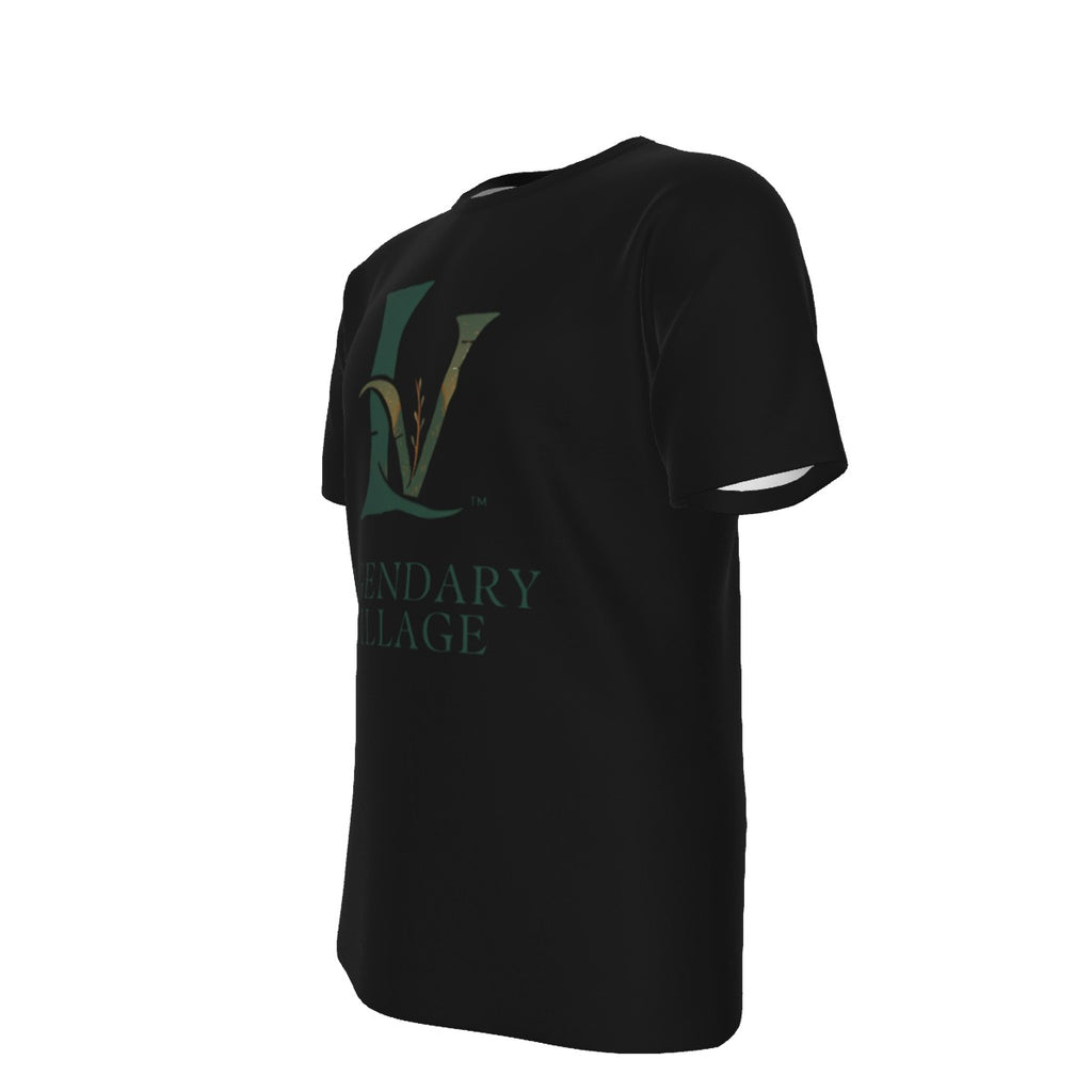 LV Signature Logo Cotton Men's T-shirt