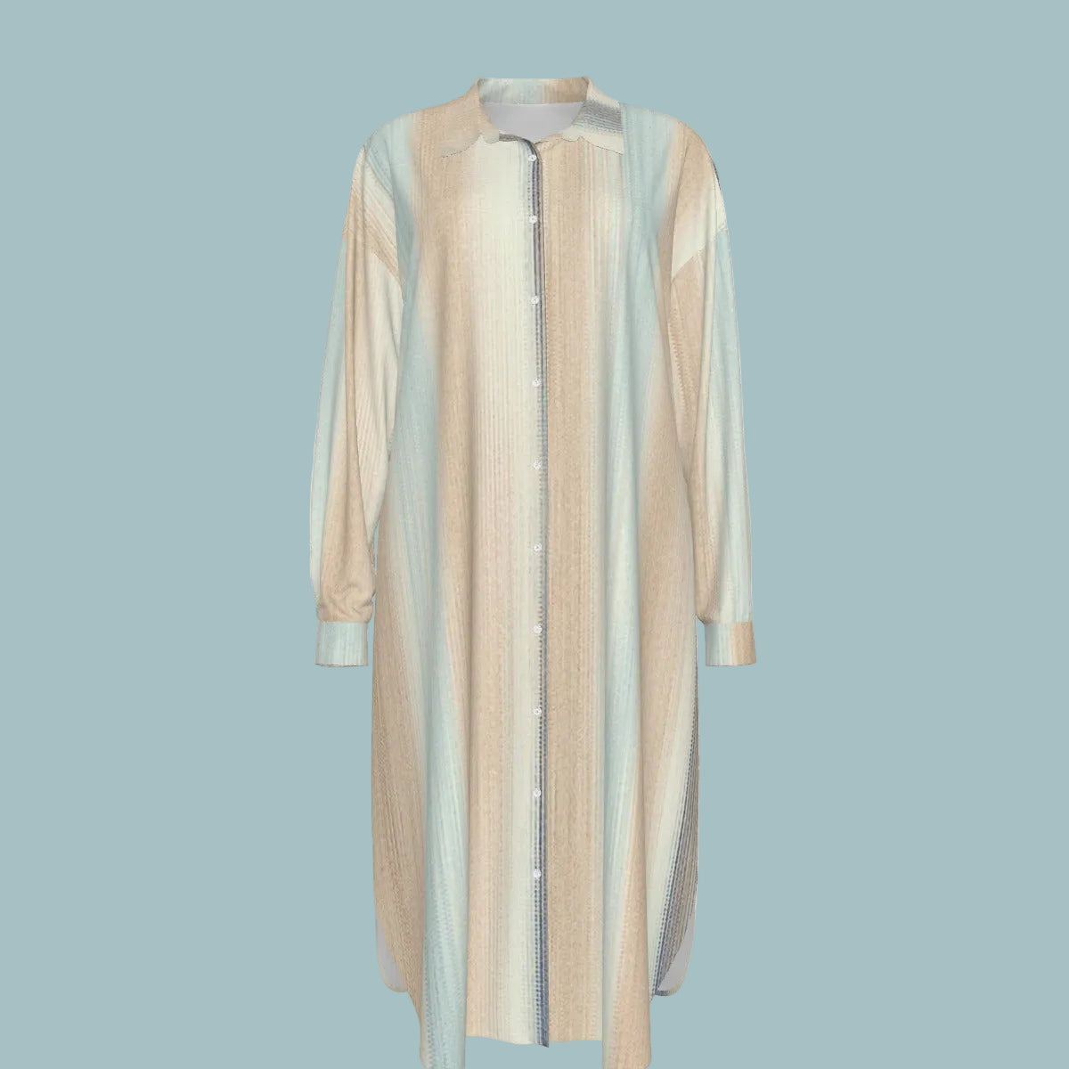 Paintbrush  Women's Long Shirt Dress