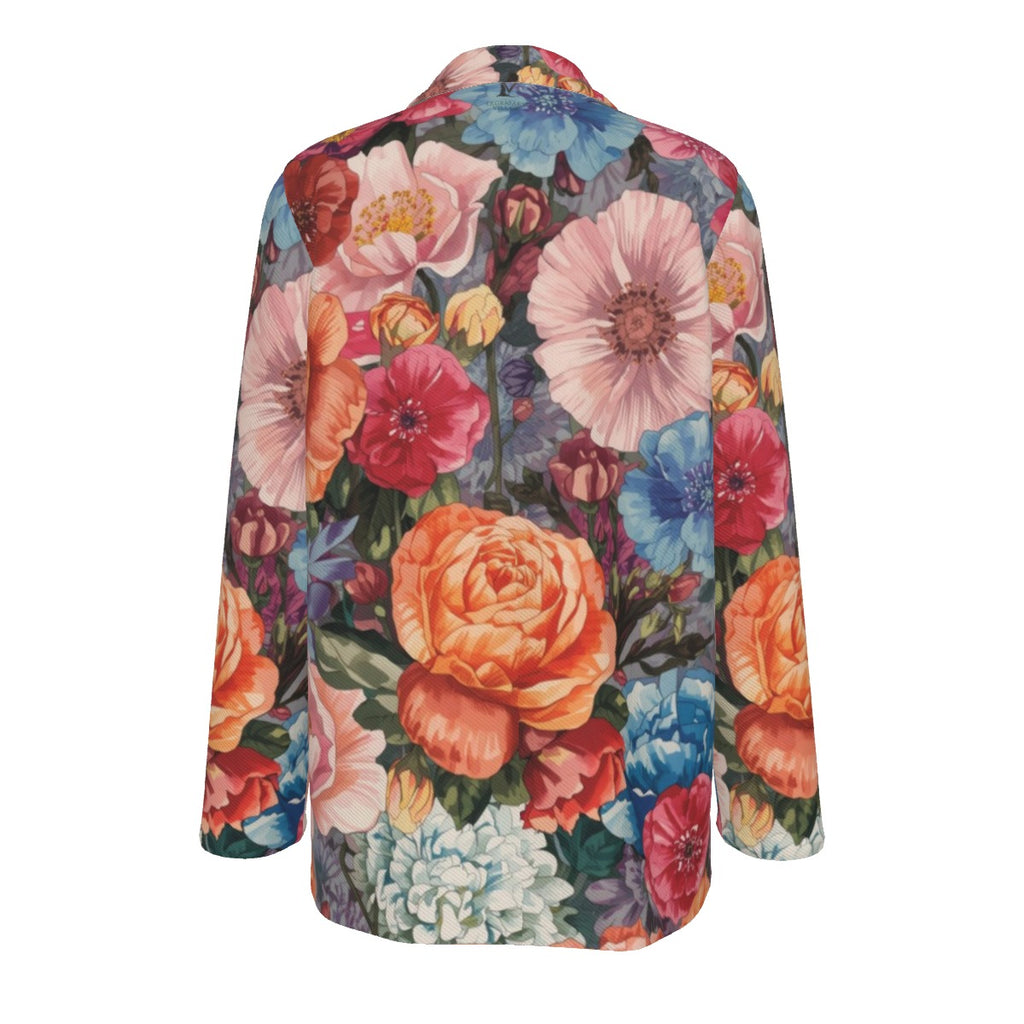 LV Women's Leisure Cotton Blazer