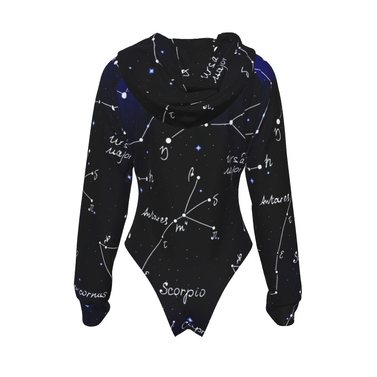 What's your sign? Women's Raglan Sleeve Hooded Bodysuit