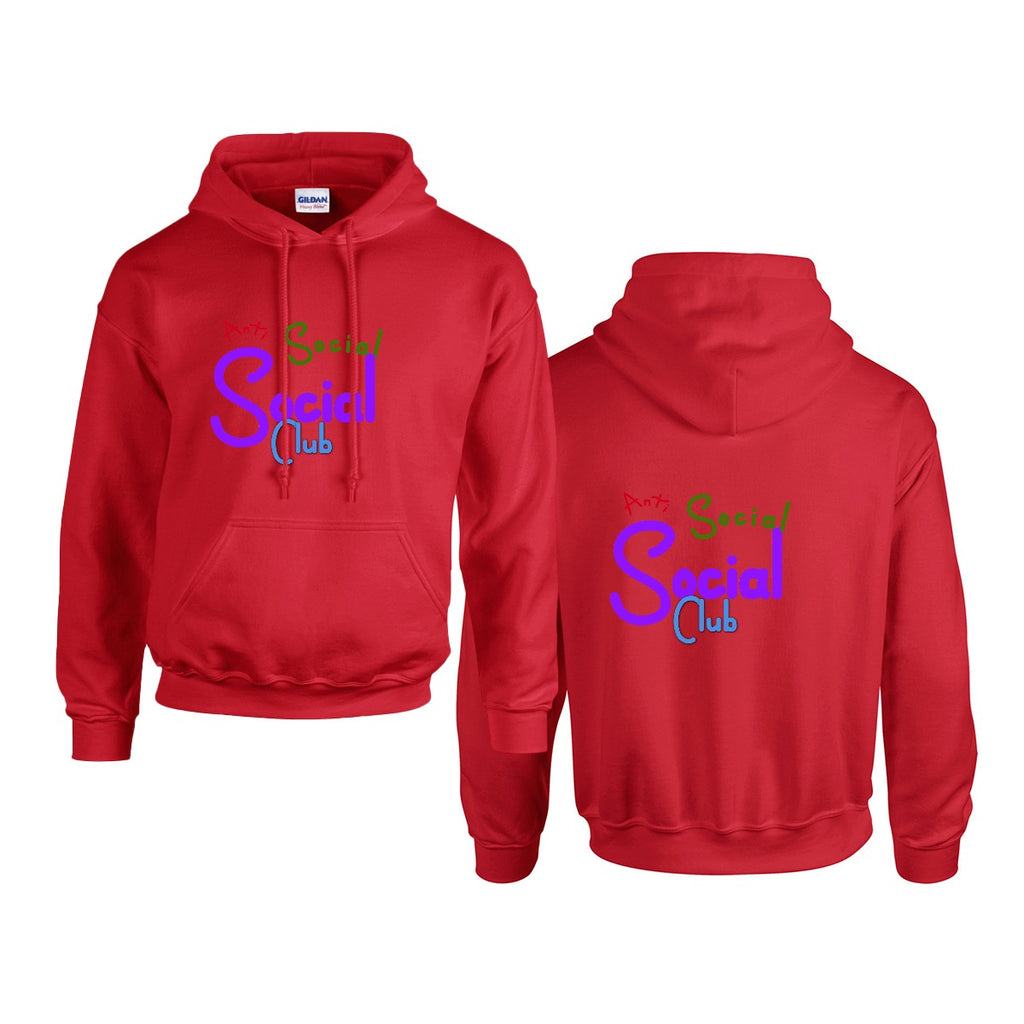 Social Club Men's Hoodie For The USA |Gildan 18500  Double DTF