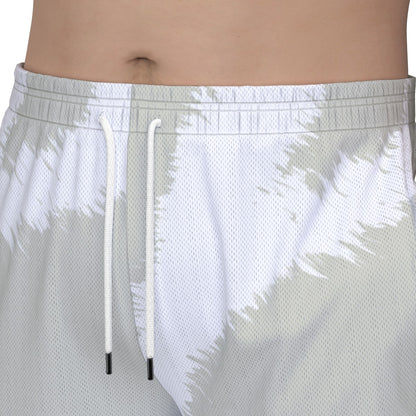 White Stripe Men's Shorts