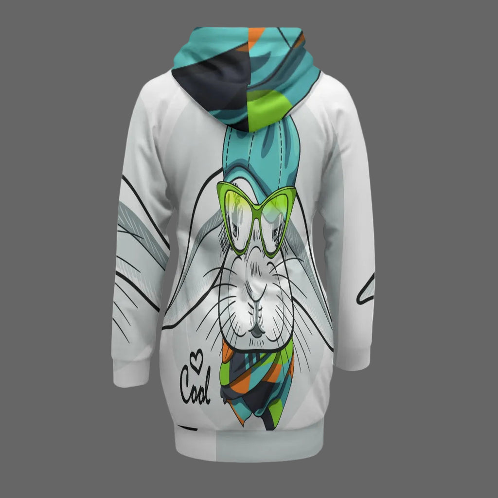 Say Hello Pullover Hoodie Dress