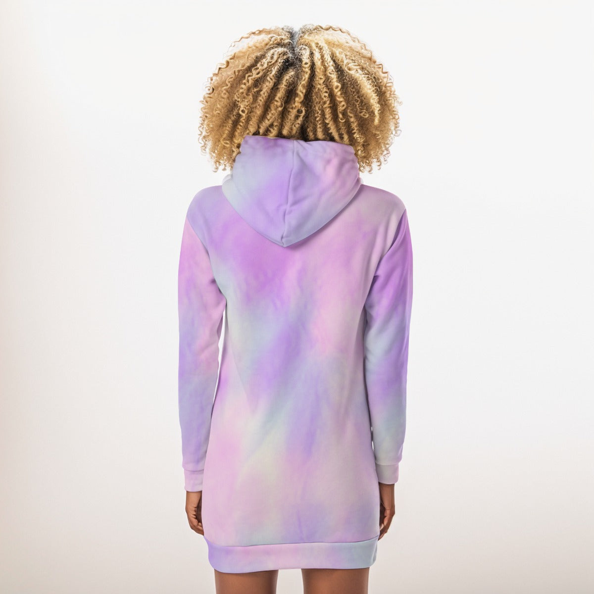 Pink fusion Women's Heavy Fleece Long Hoodie