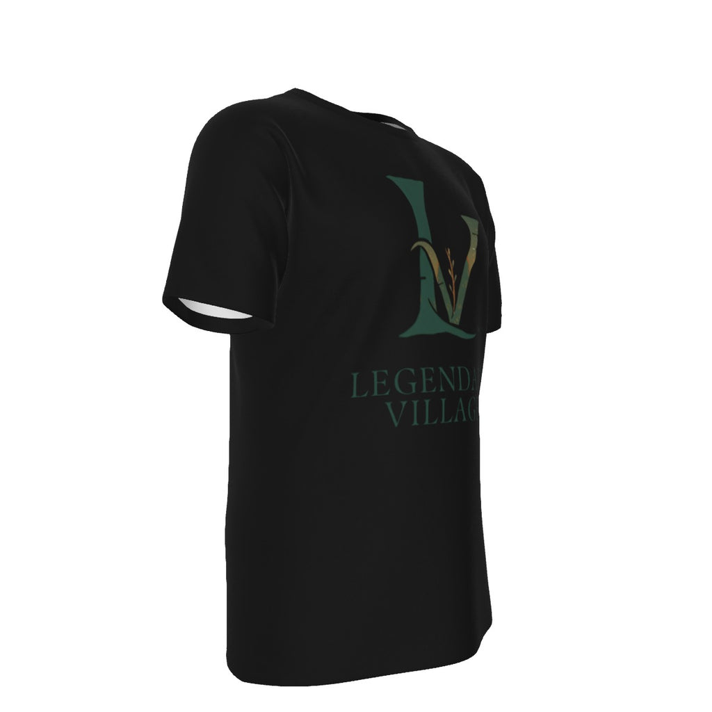 LV Signature Logo Cotton Men's T-shirt