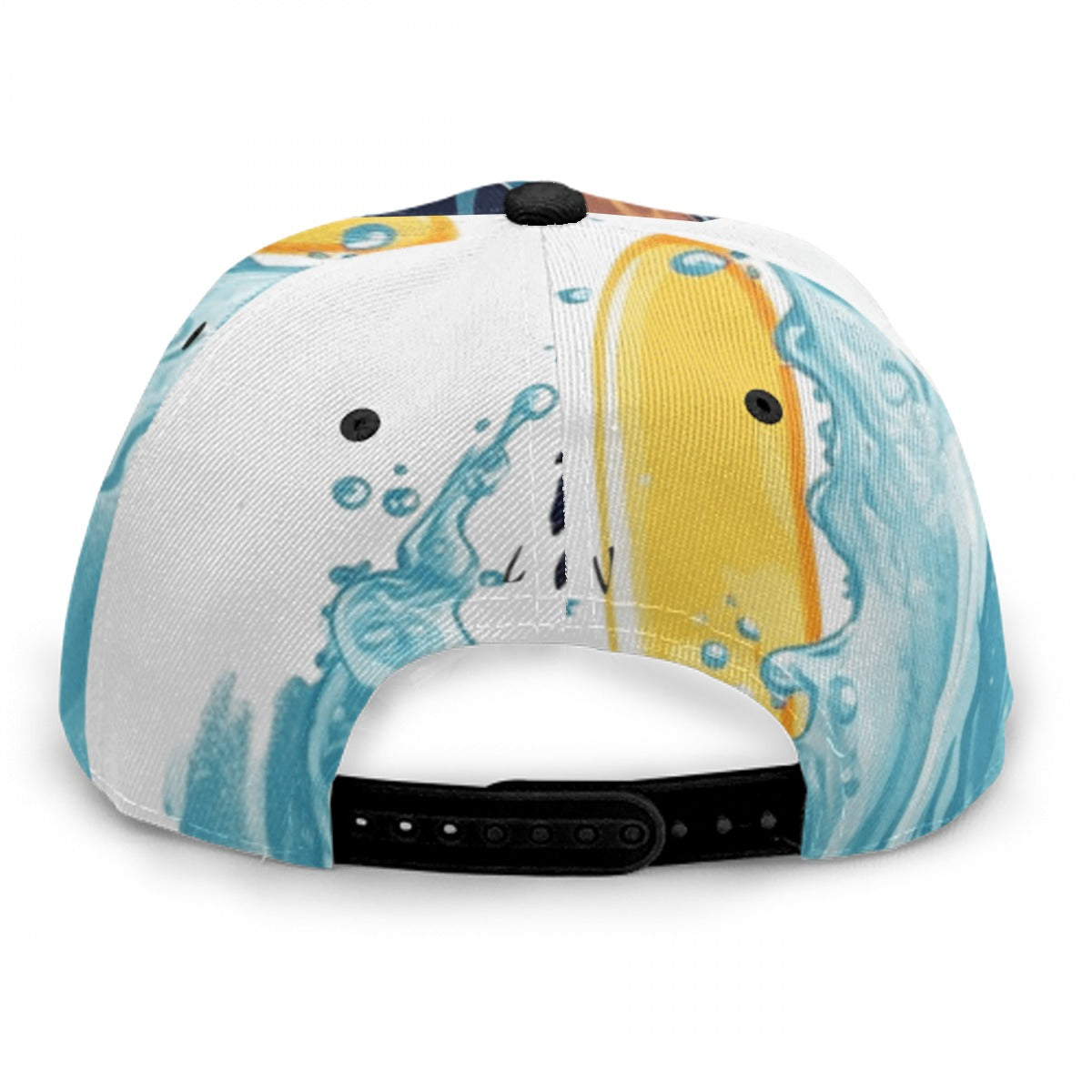 Woof Splash Baseball Cap With Flat Brim