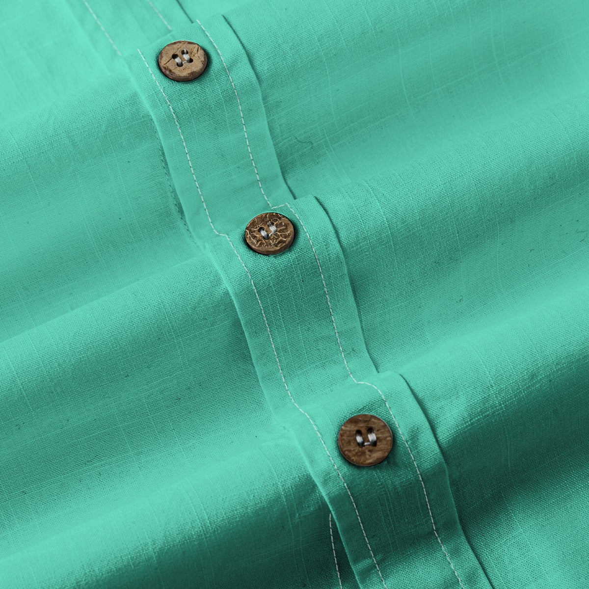 Minty Men's Cotton Short Sleeved Shirt