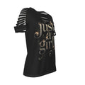 Just a girl Women's Ripped T-Shirt