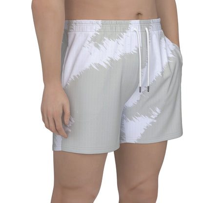 White Stripe Men's Shorts