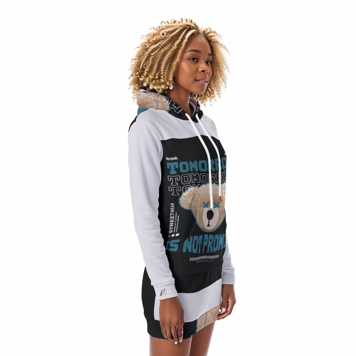 Not promised Women's Heavy Fleece Long Hoodie