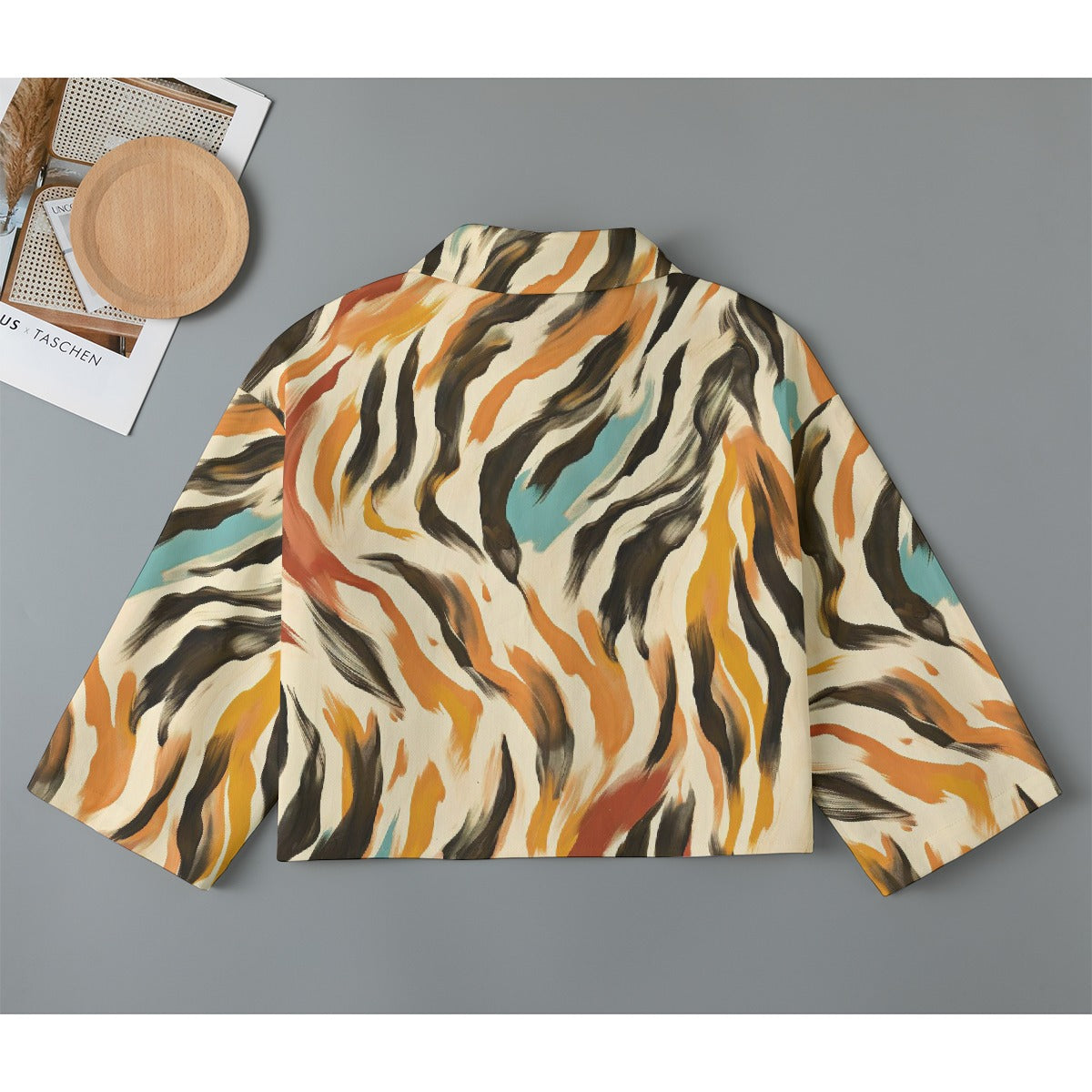 Blue Ink Women's Cropped Jacket