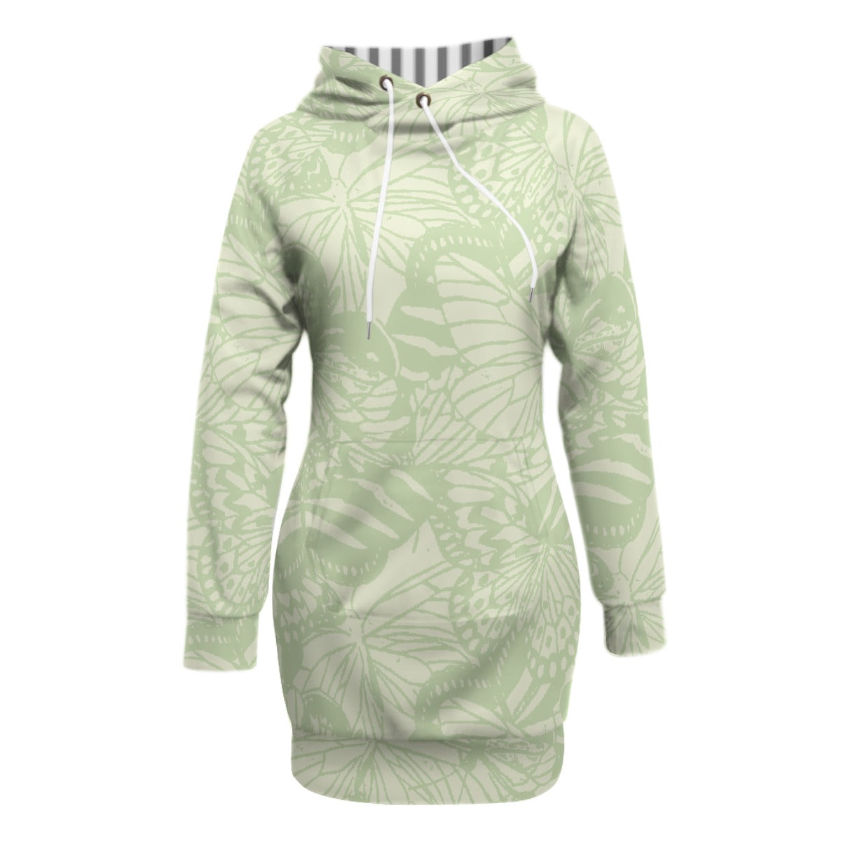 Lime Pullover Hoodie Dress