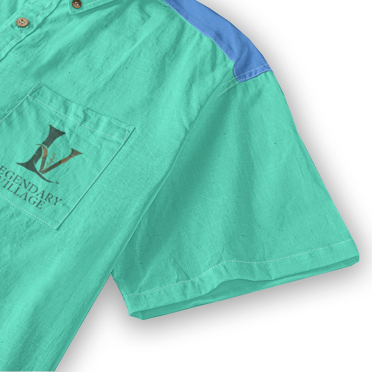 Minty Men's Cotton Short Sleeved Shirt