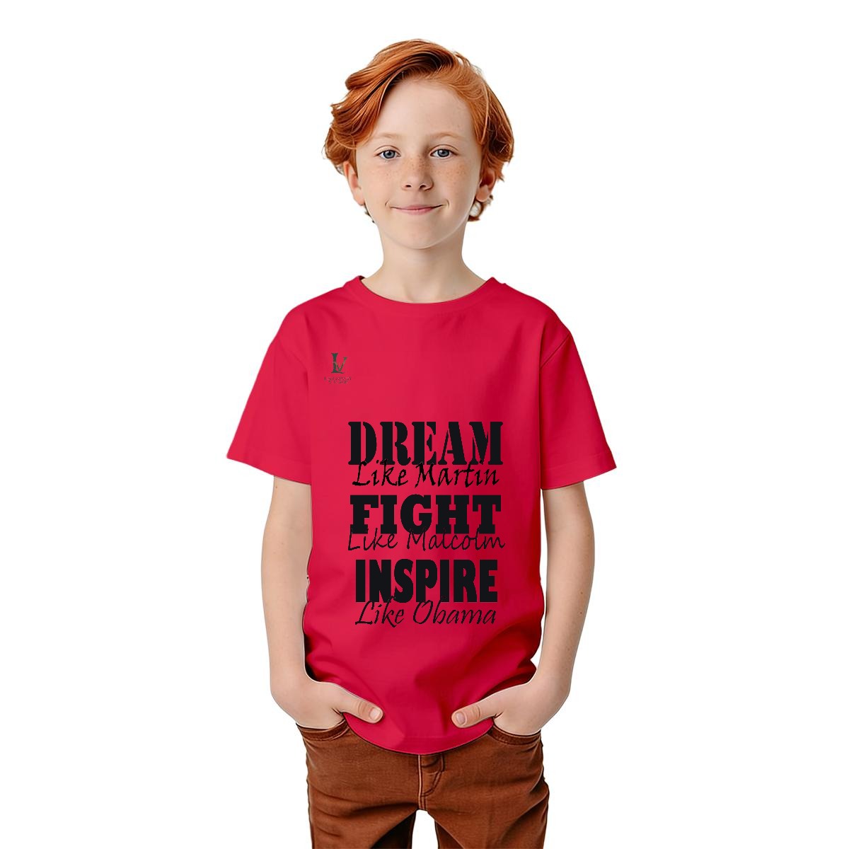 LV Dream, Fight, Inspire Kid's T Shirt