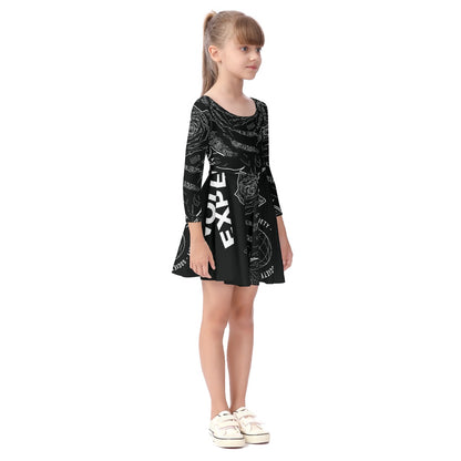 She Rose Kid's Long Sleeve Dress