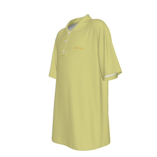 School Yellow Tops Teenage UV Protection POLO Shirt