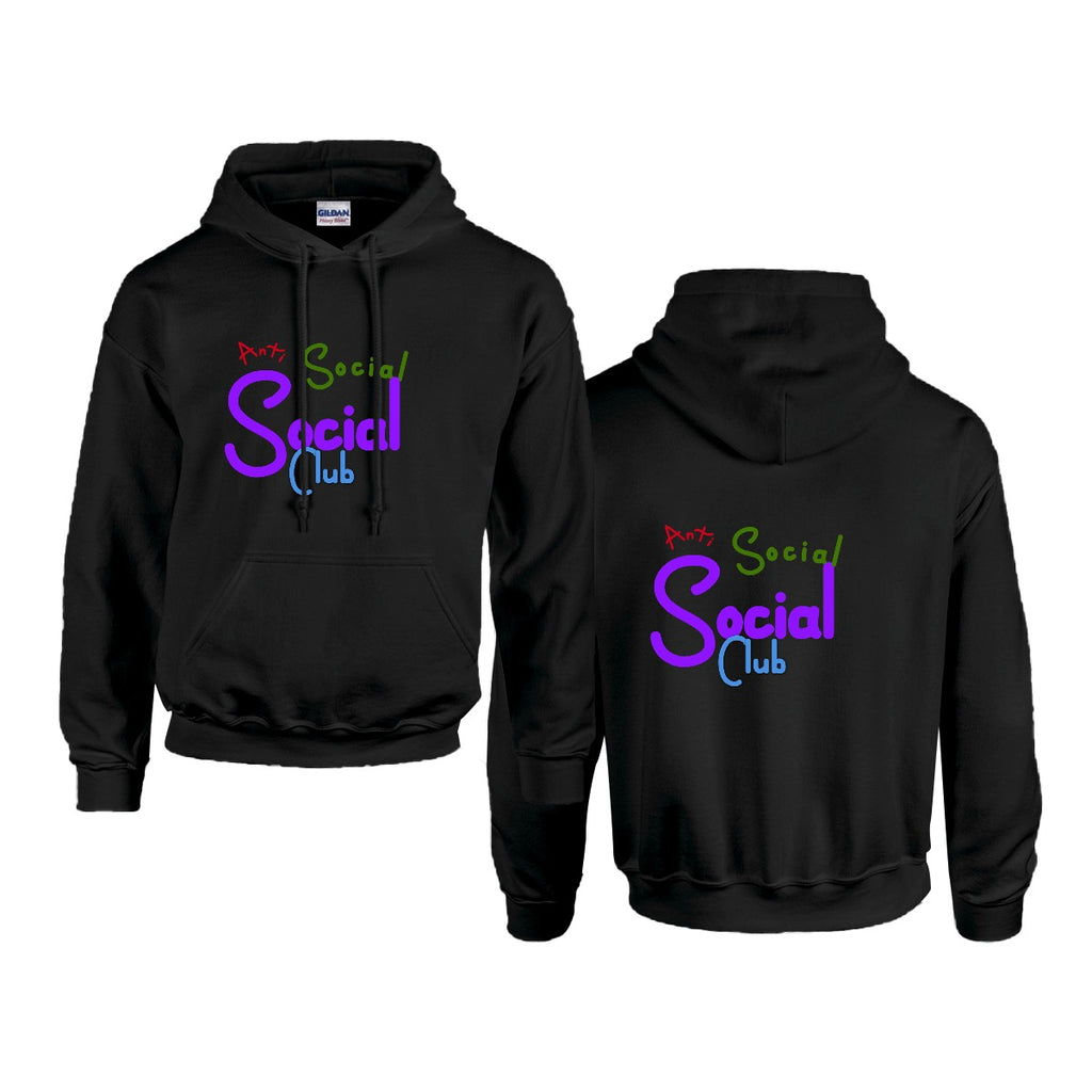Social Club Men's Hoodie For The USA |Gildan 18500  Double DTF