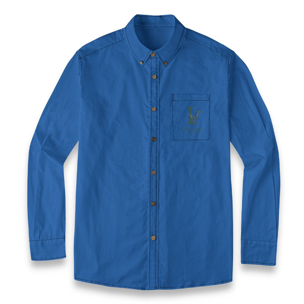 Rugged Touch logo Men's Cotton Long Sleeve Shirt