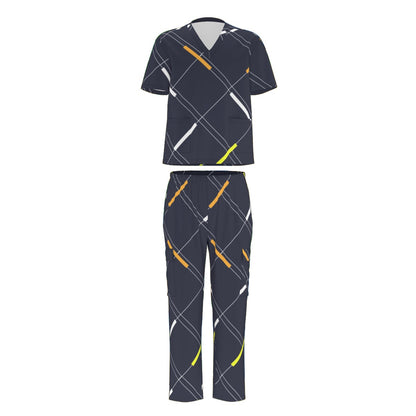 Scrub Shy Unisex Scrub Set With Six Pocket