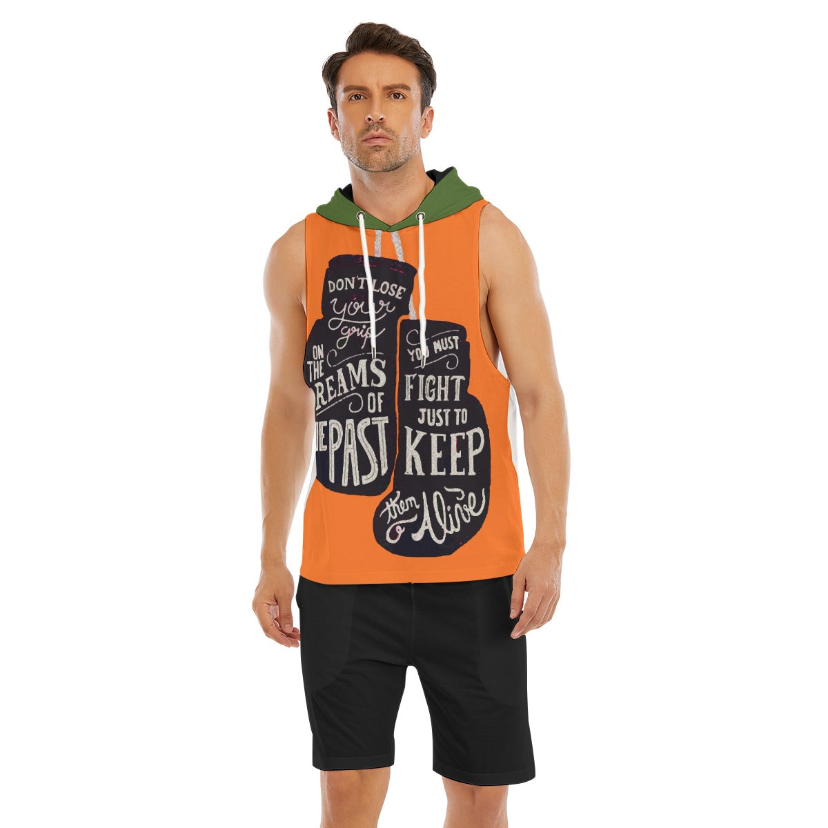 Dreams Men's Sleeveless Vest And Shorts Set