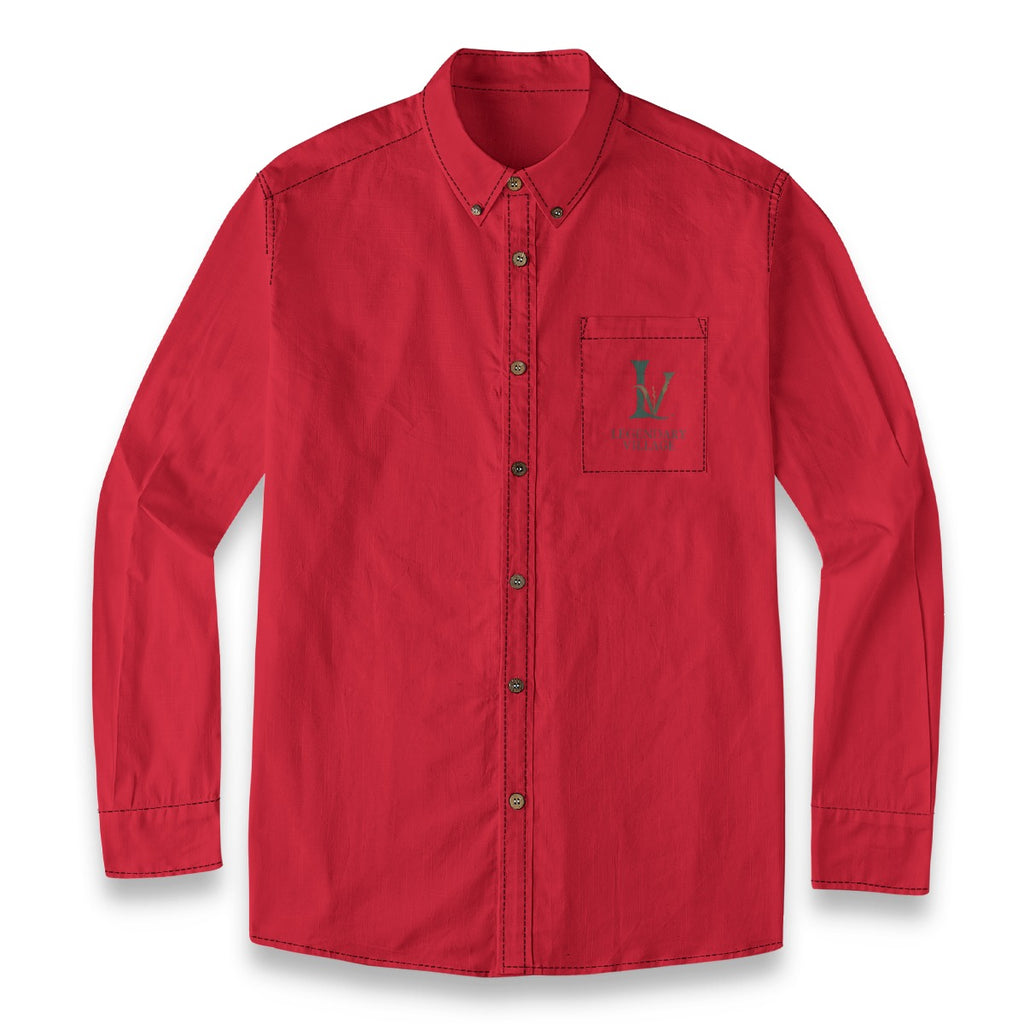 Rugged Touch logo Men's Cotton Long Sleeve Shirt