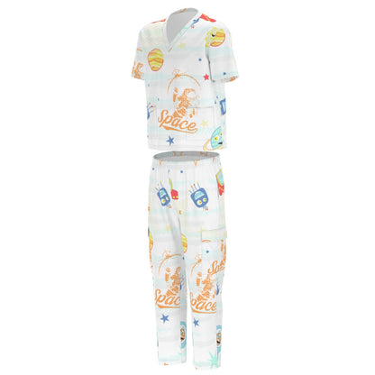 Scrub Space Unisex Scrub Set With Six Pocket