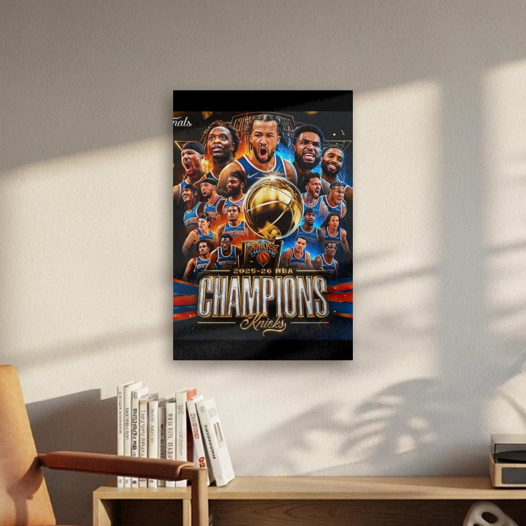 NBA Champions Canvas With Frame