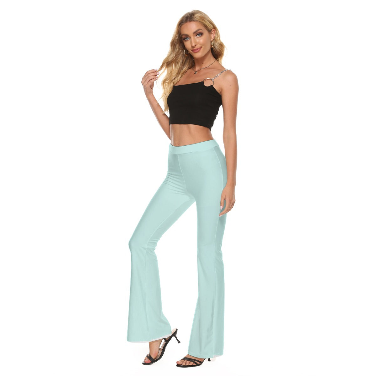 Mint Flare Women's Skinny Flare Pants