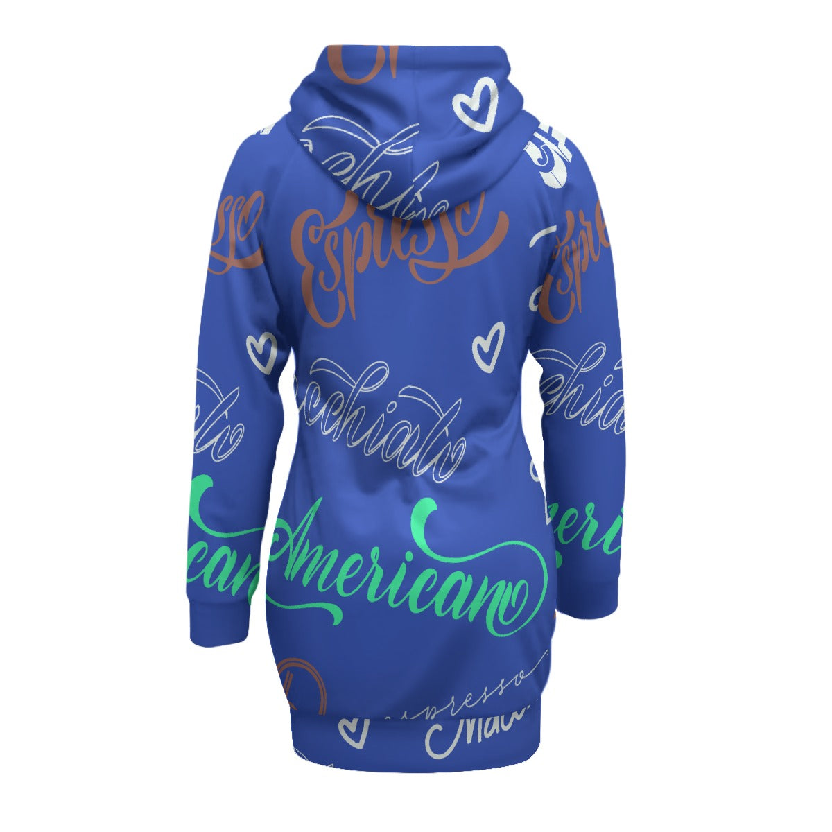 Coffee Girl Pullover Hoodie Dress