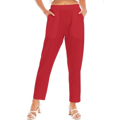 Lady in red Women's Loose Straight-leg Pants