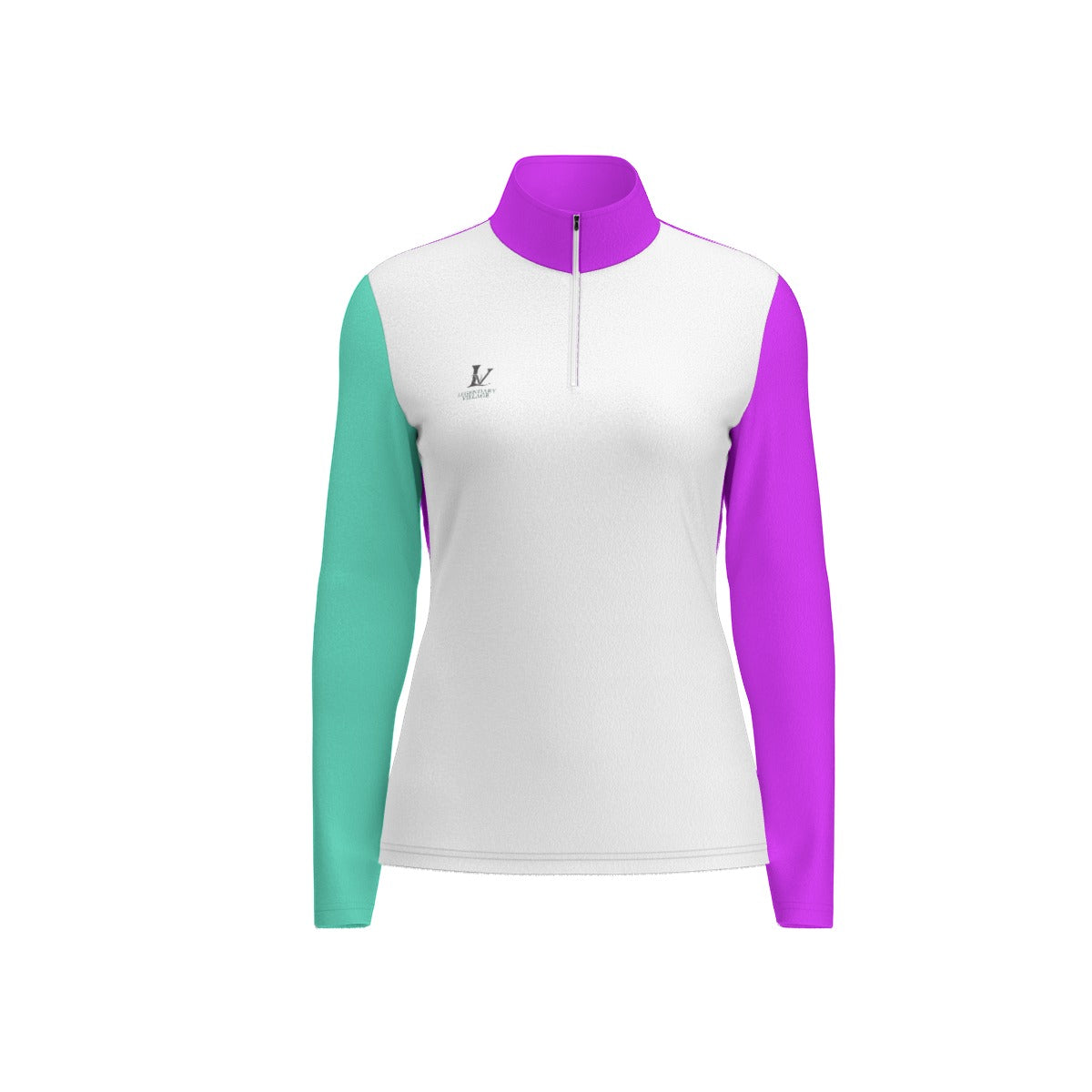 LV Signature Women's Sports Collar Jersey With Long Sleeve