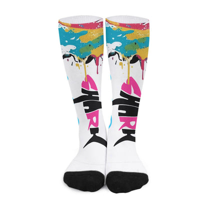 Shark Unisex Long Socks