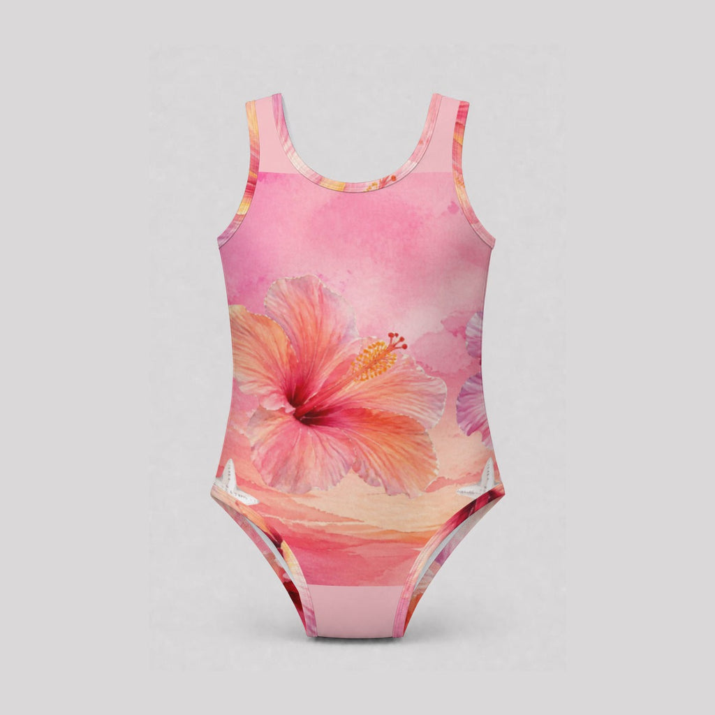Khaiya's Hibiscus One-Piece Swimsuit