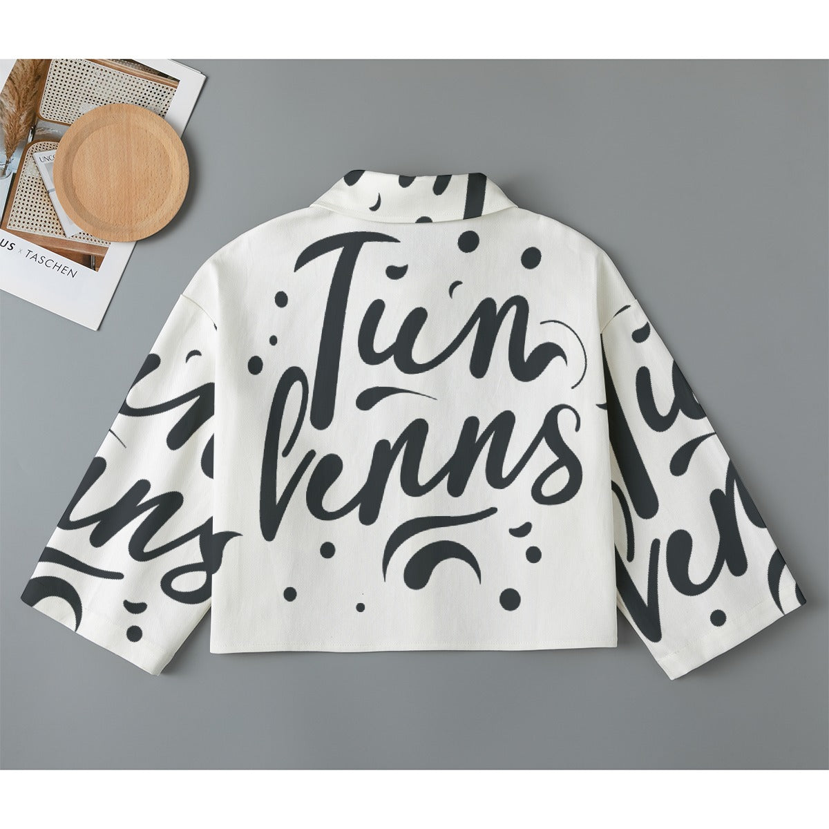 Blue Ink Women's Cropped Jacket