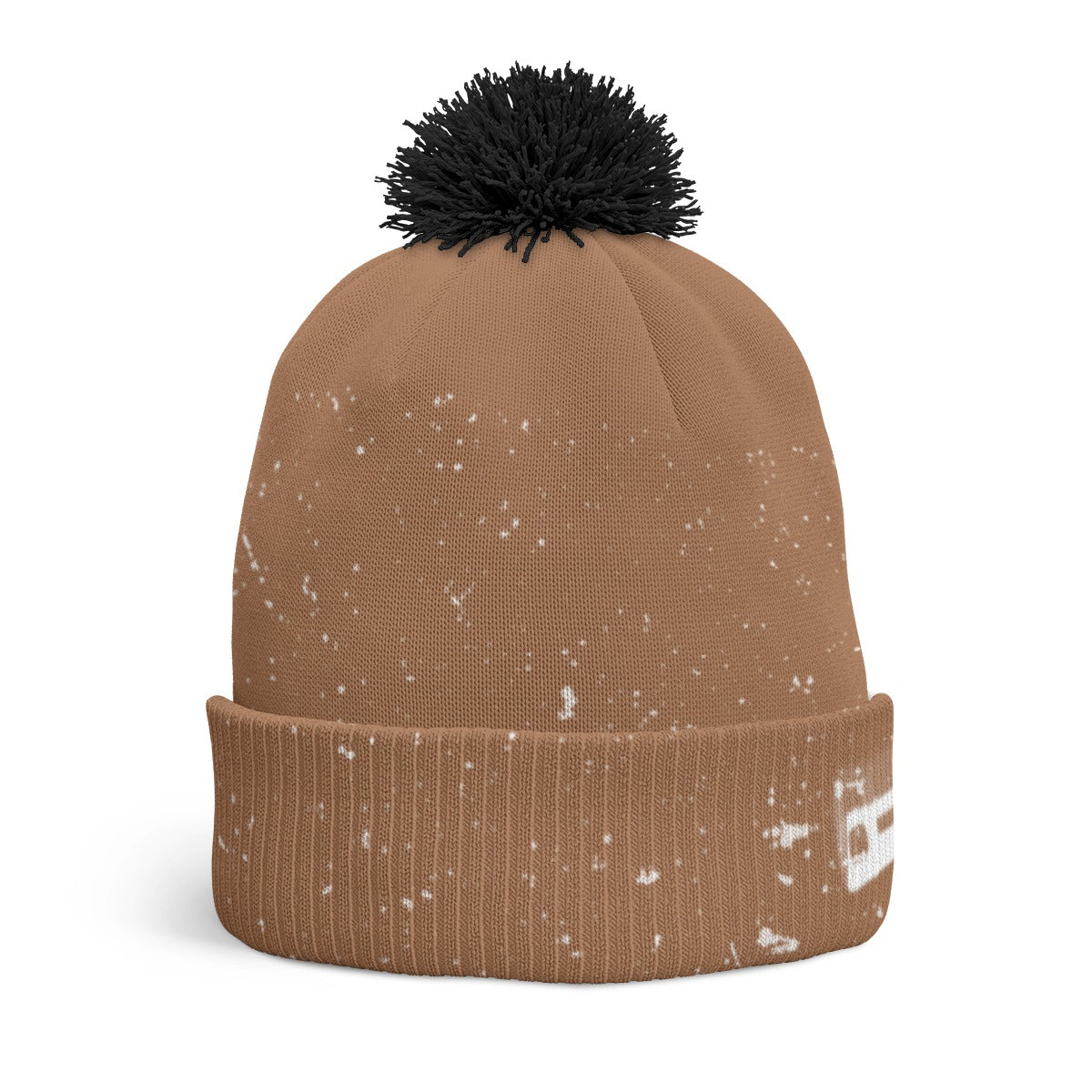 Splash Debris Pom Pom Beanie