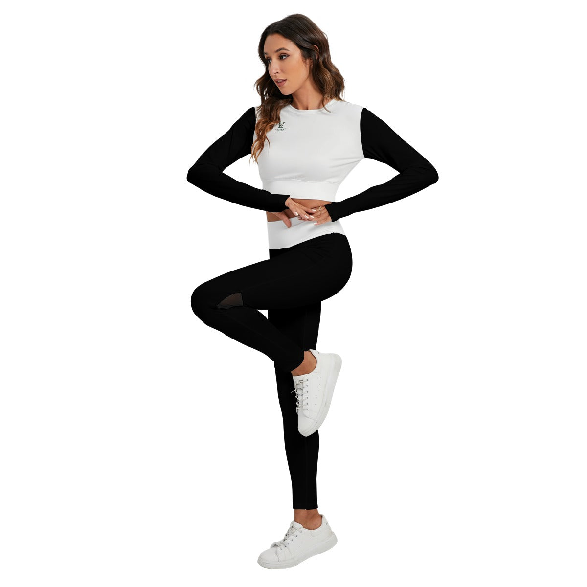 LV Signature Women's Sport Set With Backless Top And Leggings