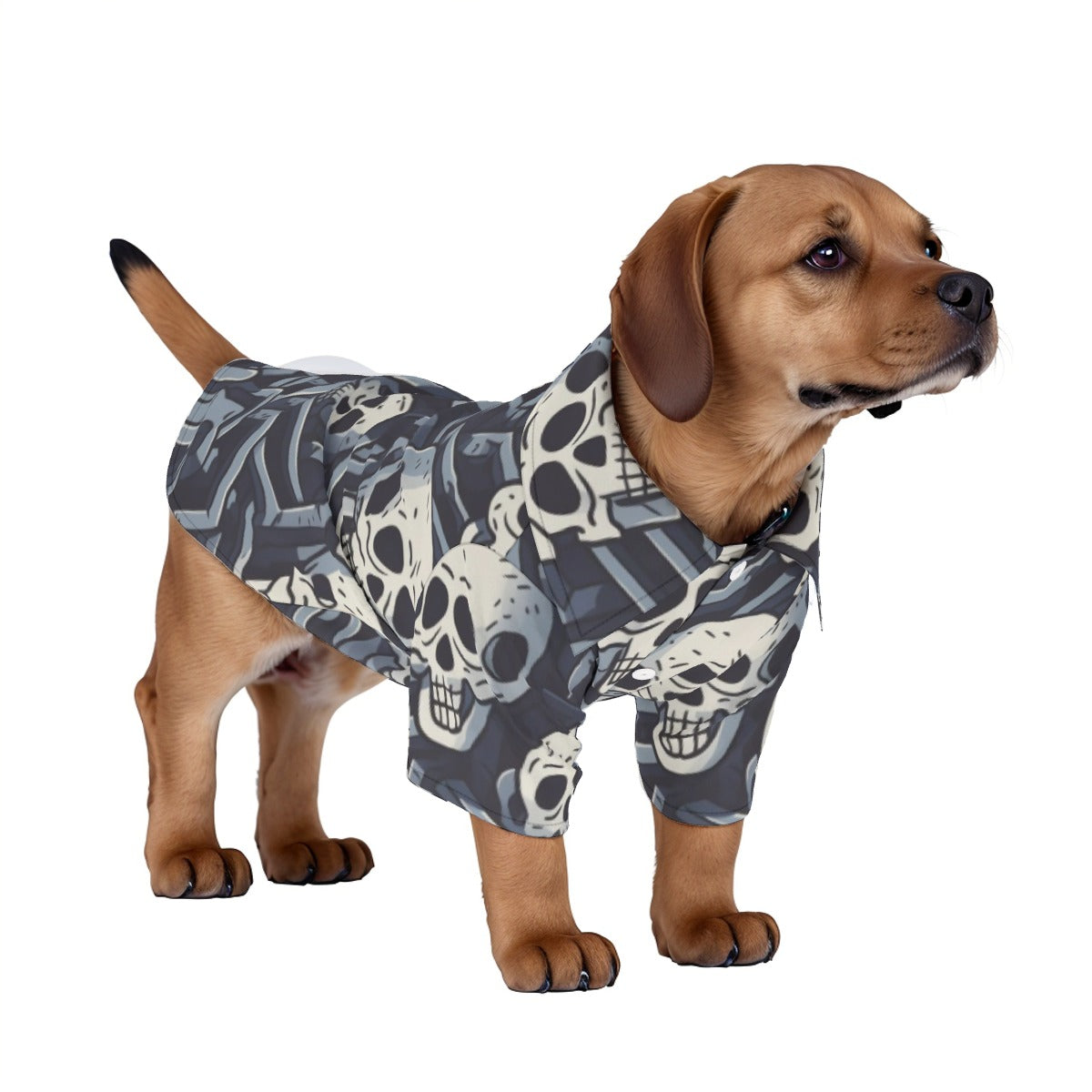 Doggy Skulls Pet‘s Hawaiian Shirt